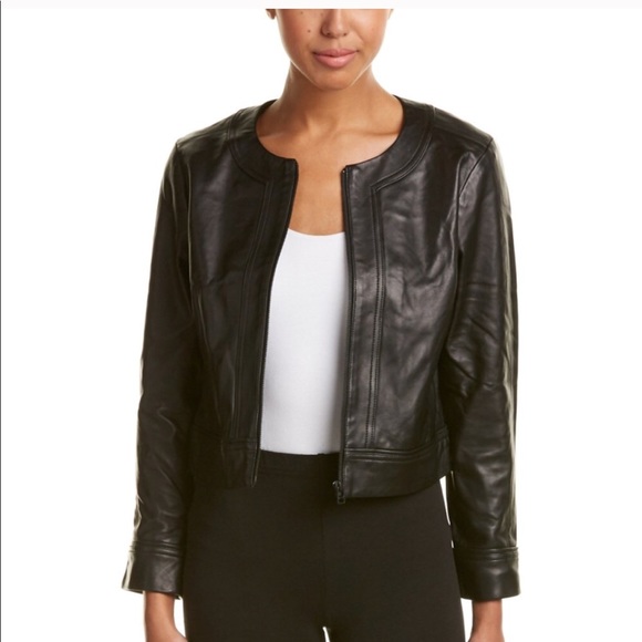 athleta leather jacket